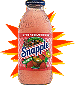 Kiwi & Strawberry Snapple -- contains no Koala