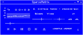 My SparseMatrix skin (main window)